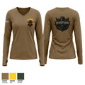 3 Squad, Legion Platoon 79252585 Women's Long Sleeve V-neck Shirt - 1