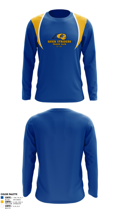 Quick Striders 3021542 Long Sleeve Performance Shirt 1