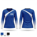 Midway Middle School 81261589 Women's Long Sleeve V-neck Shirt - 1