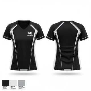 Womens Short Sleeve Vneck Shirt, GQ SPORTS, Baseball, Teamtime, Team time, sublimation, custom sports apparel, team uniforms, spirit wear, spiritwear, sports uniforms, custom shirts, team store, custom team store, fundraiser sports, apparel fundraiser