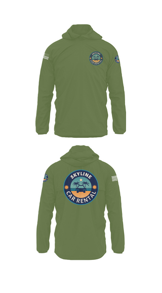 Windbreaker, Skyline Car Rental, Men's Basketball, Teamtime, Team time, sublimation, custom sports apparel, team uniforms, spirit wear, spiritwear, sports uniforms, custom shirts, team store, custom team store, fundraiser sports, apparel fundraiser