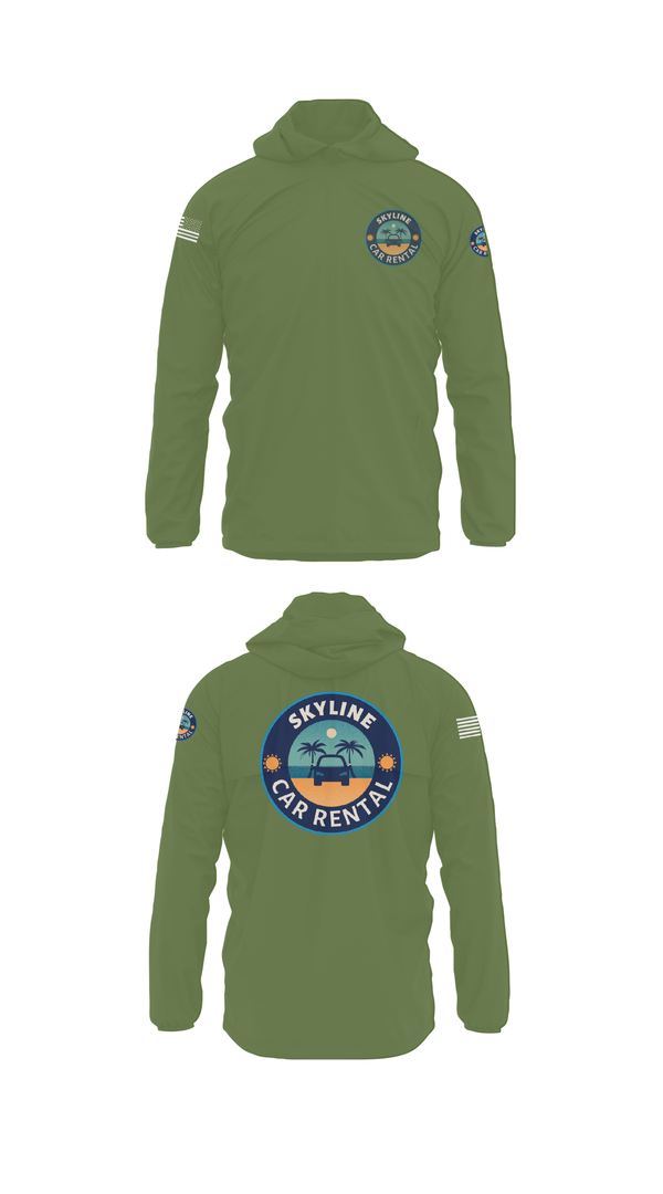 Windbreaker, Skyline Car Rental, Men's Basketball, Teamtime, Team time, sublimation, custom sports apparel, team uniforms, spirit wear, spiritwear, sports uniforms, custom shirts, team store, custom team store, fundraiser sports, apparel fundraiser