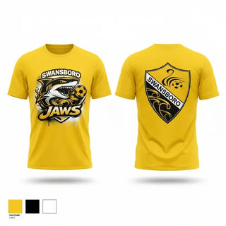 Short Sleeve Performance Shirt, Jaws, Men's Soccer, Teamtime, Team time, sublimation, custom sports apparel, team uniforms, spirit wear, spiritwear, sports uniforms, custom shirts, team store, custom team store, fundraiser sports, apparel fundraiser