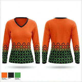 Womens Long Sleeve Vneck Shirt, B.O.S.S., Softball, Teamtime, Team time, sublimation, custom sports apparel, team uniforms, spirit wear, spiritwear, sports uniforms, custom shirts, team store, custom team store, fundraiser sports, apparel fundraiser