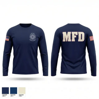 Long Sleeve Performance Shirt, City Of Monongahela Fire Department, Fire Department, Teamtime, Team time, sublimation, custom sports apparel, team uniforms, spirit wear, spiritwear, sports uniforms, custom shirts, team store, custom team store, fundraiser sports, apparel fundraiser