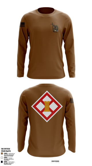 Long Sleeve Performance Shirt, 441st EN CO 1st PLT, Army, Teamtime, Team time, sublimation, custom sports apparel, team uniforms, spirit wear, spiritwear, sports uniforms, custom shirts, team store, custom team store, fundraiser sports, apparel fundraiser