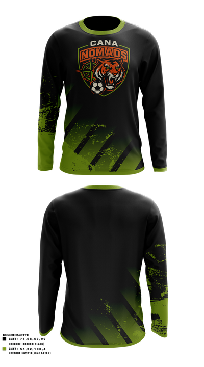Cana Nomads 65878827 Long Sleeve Performance Shirt 1