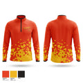 Volcanoes Quarter Zip Jacket - 1