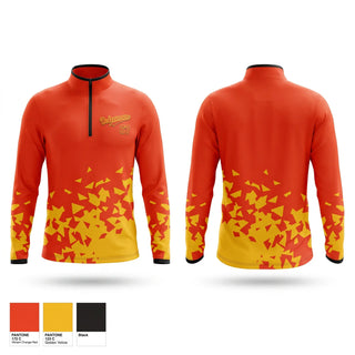 Quarter Zip Jacket, Volcanoes, Baseball, Teamtime, Team time, sublimation, custom sports apparel, team uniforms, spirit wear, spiritwear, sports uniforms, custom shirts, team store, custom team store, fundraiser sports, apparel fundraiser