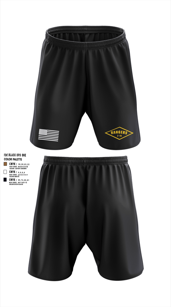 Athletic Shorts With Pockets, 2-16 rangers, Army, Teamtime, Team time, sublimation, custom sports apparel, team uniforms, spirit wear, spiritwear, sports uniforms, custom shirts, team store, custom team store, fundraiser sports, apparel fundraiser
