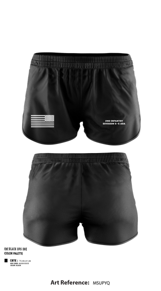 Ranger Panties, 2nd Infantry Division 5-5 ADA, , Teamtime, Team time, sublimation, custom sports apparel, team uniforms, spirit wear, spiritwear, sports uniforms, custom shirts, team store, custom team store, fundraiser sports, apparel fundraiser
