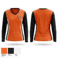 Panthers Women's Long Sleeve V-neck Shirt - 1