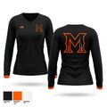 Montville Soccer 56280893 Women's Long Sleeve V-neck Shirt - 1