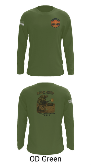 Long Sleeve Performance Shirt, 4th Assault Amphibian Battalion, Company B, , Teamtime, Team time, sublimation, custom sports apparel, team uniforms, spirit wear, spiritwear, sports uniforms, custom shirts, team store, custom team store, fundraiser sports, apparel fundraiser