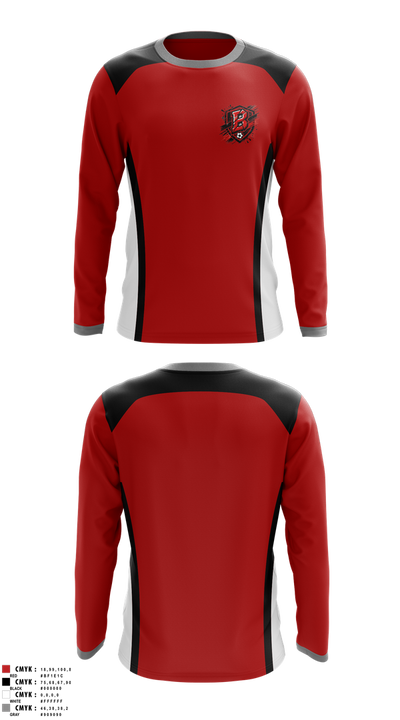 Bremen Soccer 43013668 Long Sleeve Performance Shirt 1