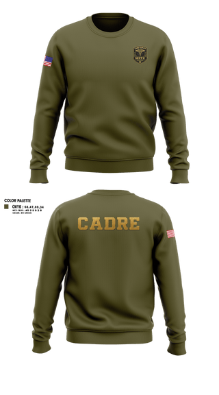 Crew Neck Sweatshirt, Camp Ripley MSTC, Army, Teamtime, Team time, sublimation, custom sports apparel, team uniforms, spirit wear, spiritwear, sports uniforms, custom shirts, team store, custom team store, fundraiser sports, apparel fundraiser