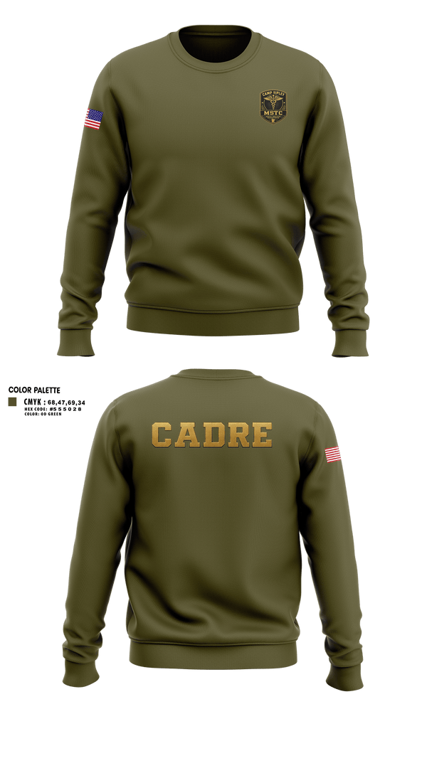Crew Neck Sweatshirt, Camp Ripley MSTC, Army, Teamtime, Team time, sublimation, custom sports apparel, team uniforms, spirit wear, spiritwear, sports uniforms, custom shirts, team store, custom team store, fundraiser sports, apparel fundraiser