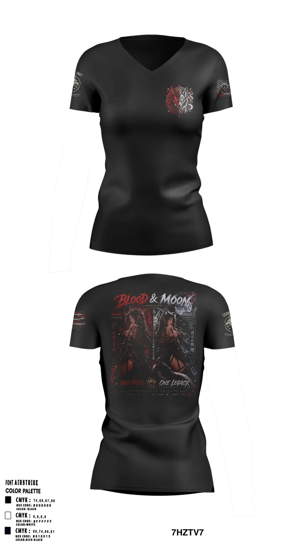 Womens Short Sleeve Vneck Shirt, Cu blood&moon, E-Sports, Teamtime, Team time, sublimation, custom sports apparel, team uniforms, spirit wear, spiritwear, sports uniforms, custom shirts, team store, custom team store, fundraiser sports, apparel fundraiser