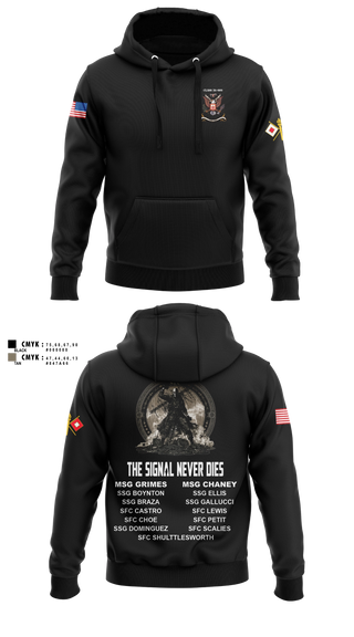 Hoodie, Senior Leaders Course FY26-009, Army, Teamtime, Team time, sublimation, custom sports apparel, team uniforms, spirit wear, spiritwear, sports uniforms, custom shirts, team store, custom team store, fundraiser sports, apparel fundraiser