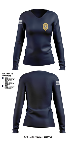 Womens Long Sleeve Vneck Shirt, Livingston Police Department, Police, Teamtime, Team time, sublimation, custom sports apparel, team uniforms, spirit wear, spiritwear, sports uniforms, custom shirts, team store, custom team store, fundraiser sports, apparel fundraiser