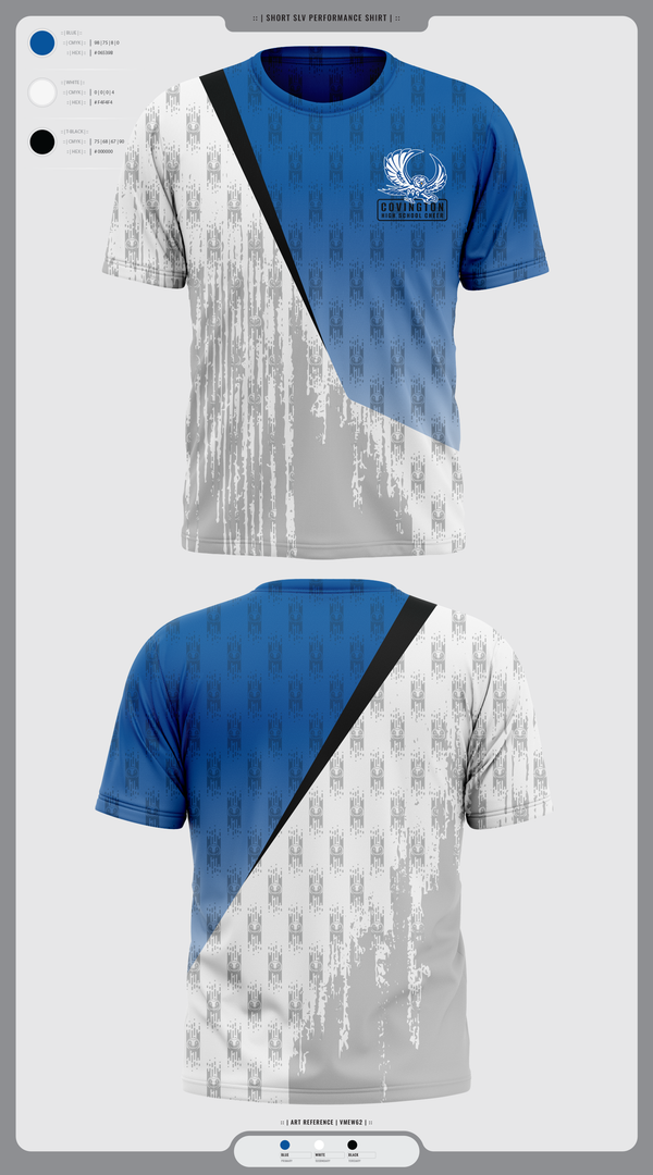 Old School Cotton Feel Shirt, Covington High School Cheer, Cheer, Teamtime, Team time, sublimation, custom sports apparel, team uniforms, spirit wear, spiritwear, sports uniforms, custom shirts, team store, custom team store, fundraiser sports, apparel fundraiser
