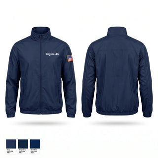Windbreaker, Engine 44, Fire Department, Teamtime, Team time, sublimation, custom sports apparel, team uniforms, spirit wear, spiritwear, sports uniforms, custom shirts, team store, custom team store, fundraiser sports, apparel fundraiser