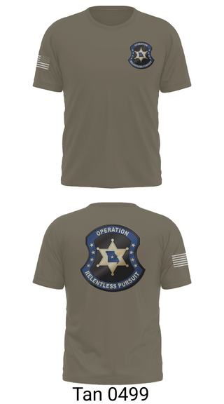 Short Sleeve Performance Shirt, Operation Relentless Pursuit, Police, Teamtime, Team time, sublimation, custom sports apparel, team uniforms, spirit wear, spiritwear, sports uniforms, custom shirts, team store, custom team store, fundraiser sports, apparel fundraiser
