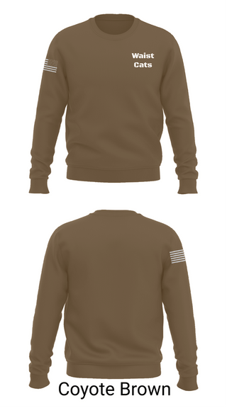 Crew Neck Sweatshirt, Waist Cats, , Teamtime, Team time, sublimation, custom sports apparel, team uniforms, spirit wear, spiritwear, sports uniforms, custom shirts, team store, custom team store, fundraiser sports, apparel fundraiser