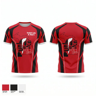 Short Sleeve Performance Shirt, Orchard Lake St. Mary's, Cross Country, Teamtime, Team time, sublimation, custom sports apparel, team uniforms, spirit wear, spiritwear, sports uniforms, custom shirts, team store, custom team store, fundraiser sports, apparel fundraiser