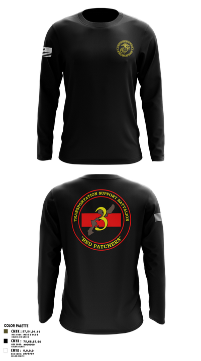3rd TSB 79006876 Long Sleeve Performance Shirt 3