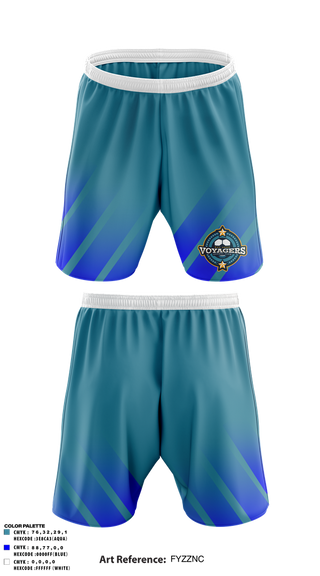 Athletic Shorts With Pockets, Voyagers Futsal Club, Men's Soccer, Teamtime, Team time, sublimation, custom sports apparel, team uniforms, spirit wear, spiritwear, sports uniforms, custom shirts, team store, custom team store, fundraiser sports, apparel fundraiser
