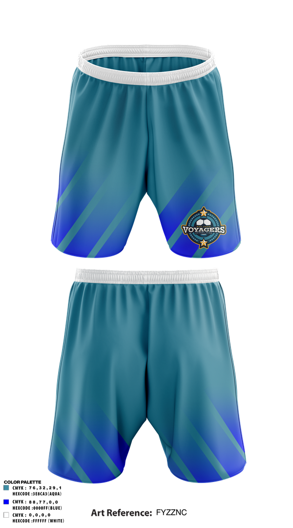 Athletic Shorts With Pockets, Voyagers Futsal Club, Men's Soccer, Teamtime, Team time, sublimation, custom sports apparel, team uniforms, spirit wear, spiritwear, sports uniforms, custom shirts, team store, custom team store, fundraiser sports, apparel fundraiser
