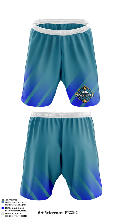 Voyagers Futsal Club 86723789 Athletic Shorts With Pockets - 1