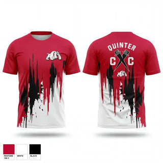 Old School Cotton Feel Shirt, Quinter Bulldogs, Cross Country, Teamtime, Team time, sublimation, custom sports apparel, team uniforms, spirit wear, spiritwear, sports uniforms, custom shirts, team store, custom team store, fundraiser sports, apparel fundraiser