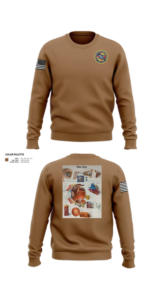 Crew Neck Sweatshirt, Optometry, , Teamtime, Team time, sublimation, custom sports apparel, team uniforms, spirit wear, spiritwear, sports uniforms, custom shirts, team store, custom team store, fundraiser sports, apparel fundraiser