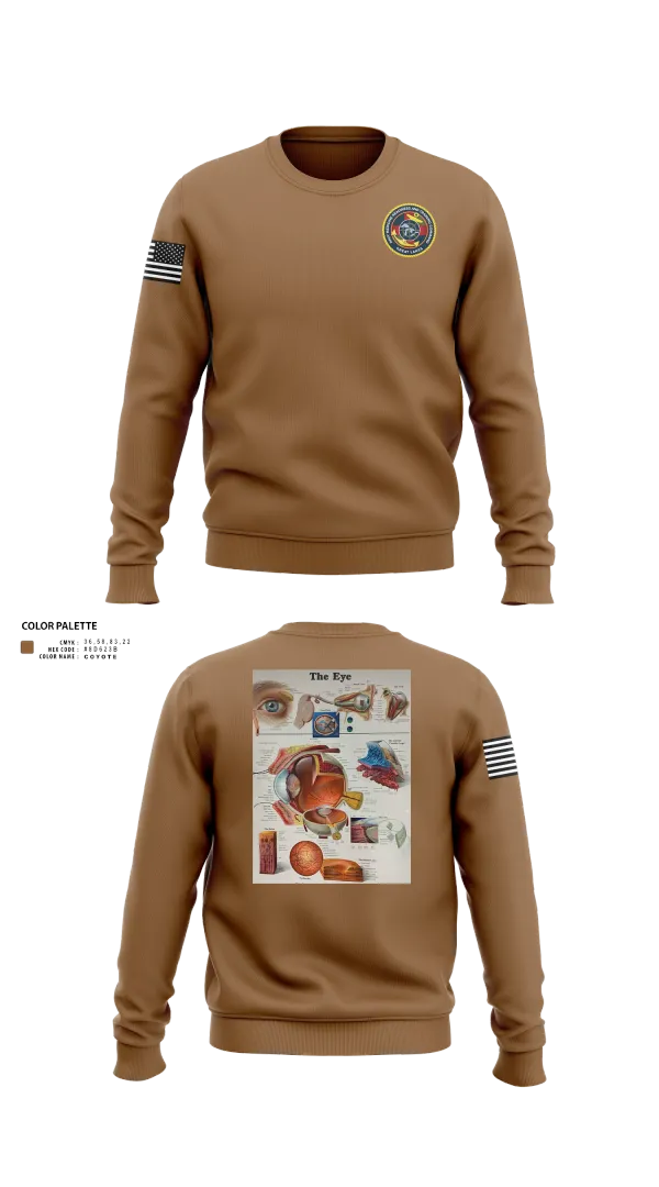 Crew Neck Sweatshirt, Optometry, , Teamtime, Team time, sublimation, custom sports apparel, team uniforms, spirit wear, spiritwear, sports uniforms, custom shirts, team store, custom team store, fundraiser sports, apparel fundraiser