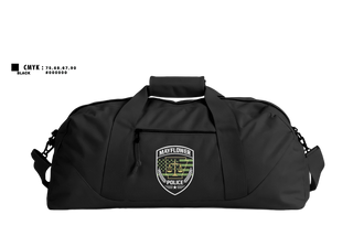 Duffle Bag, Mayflower Police Department, Police, Teamtime, Team time, sublimation, custom sports apparel, team uniforms, spirit wear, spiritwear, sports uniforms, custom shirts, team store, custom team store, fundraiser sports, apparel fundraiser
