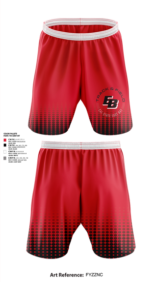 Athletic Shorts With Pockets, CSU East Bay Track & Field, Track & Field, Teamtime, Team time, sublimation, custom sports apparel, team uniforms, spirit wear, spiritwear, sports uniforms, custom shirts, team store, custom team store, fundraiser sports, apparel fundraiser