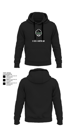 Hoodie, C-CO 1-145th AR, , Teamtime, Team time, sublimation, custom sports apparel, team uniforms, spirit wear, spiritwear, sports uniforms, custom shirts, team store, custom team store, fundraiser sports, apparel fundraiser