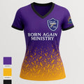 Born Again Ministry Women's Short Sleeve V-neck Shirt - 21
