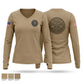 2-32 Women's Long Sleeve V-neck Shirt - 1