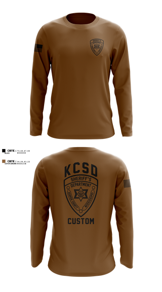 Long Sleeve Performance Shirt, Kemper County Sheriff’s Office, Police, Teamtime, Team time, sublimation, custom sports apparel, team uniforms, spirit wear, spiritwear, sports uniforms, custom shirts, team store, custom team store, fundraiser sports, apparel fundraiser