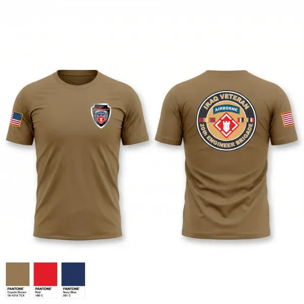 Short Sleeve Performance Shirt, 20th Airborne Engineer, Army, Teamtime, Team time, sublimation, custom sports apparel, team uniforms, spirit wear, spiritwear, sports uniforms, custom shirts, team store, custom team store, fundraiser sports, apparel fundraiser