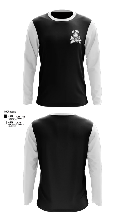 SSA Havoc 76682906 Long Sleeve Performance Shirt 6