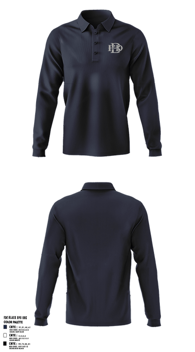Butler Fire Department 42468872 Long Sleeve Performance Polo - 1