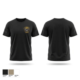 Old School Cotton Feel Shirt, Millington Police Department, Police, Teamtime, Team time, sublimation, custom sports apparel, team uniforms, spirit wear, spiritwear, sports uniforms, custom shirts, team store, custom team store, fundraiser sports, apparel fundraiser