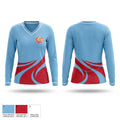 Elite Ballers Women's Long Sleeve V-neck Shirt - 1
