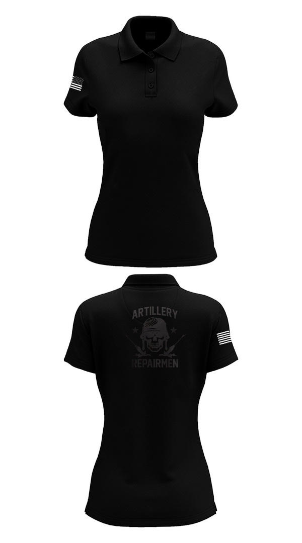 Womens Short Sleeve Performance Polo, ARMT 1-320th Field Artillery, Army, Teamtime, Team time, sublimation, custom sports apparel, team uniforms, spirit wear, spiritwear, sports uniforms, custom shirts, team store, custom team store, fundraiser sports, apparel fundraiser