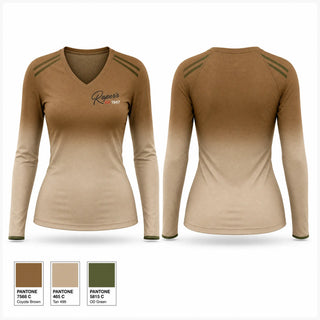 Womens Long Sleeve Vneck Shirt, Cali love, , Teamtime, Team time, sublimation, custom sports apparel, team uniforms, spirit wear, spiritwear, sports uniforms, custom shirts, team store, custom team store, fundraiser sports, apparel fundraiser