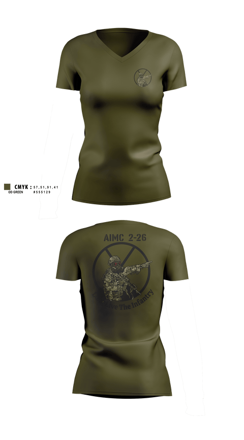 Womens Short Sleeve Vneck Shirt, AIMC 2-26, Marines, Teamtime, Team time, sublimation, custom sports apparel, team uniforms, spirit wear, spiritwear, sports uniforms, custom shirts, team store, custom team store, fundraiser sports, apparel fundraiser